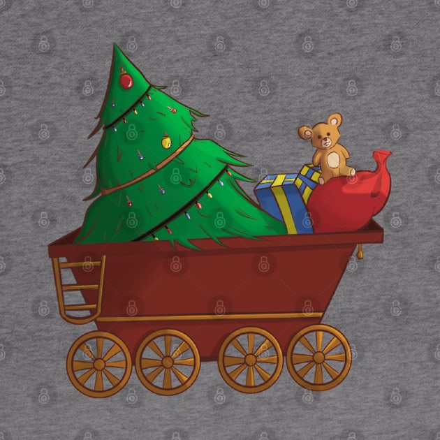 Christmas Tree Wagon by Pafart